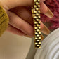 rolex Unisex Waterproof 18K Gold Plated Bracelet