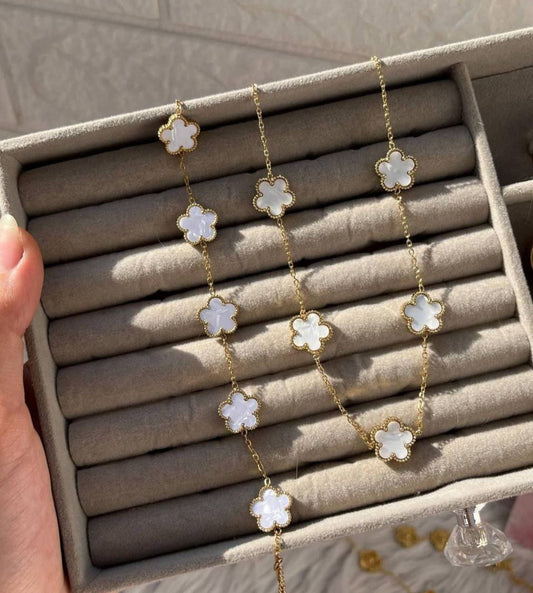 Pearl Clover Bracelet