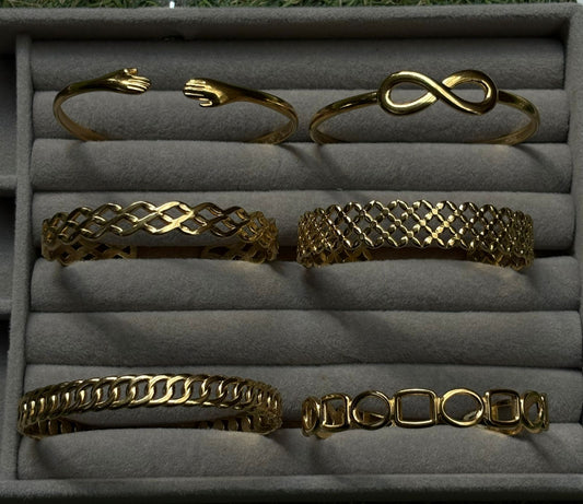 Gold Plated Stainless Steel Bracelet