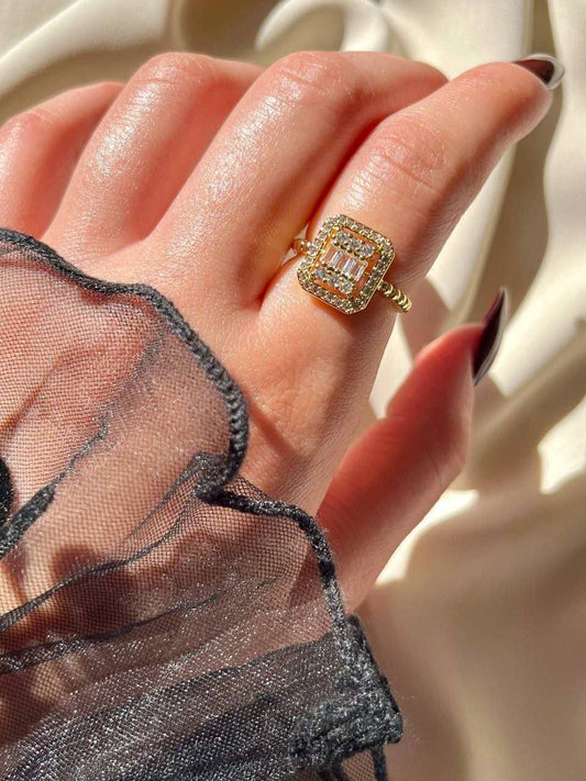 Lazurde Gold Plated Ring