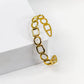Gold Plated Stainless Steel Bracelet
